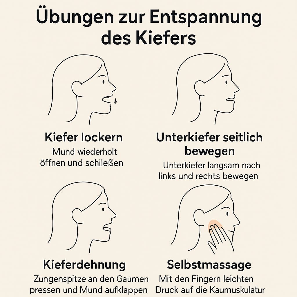Übungen zur Entspannung des Kiefers