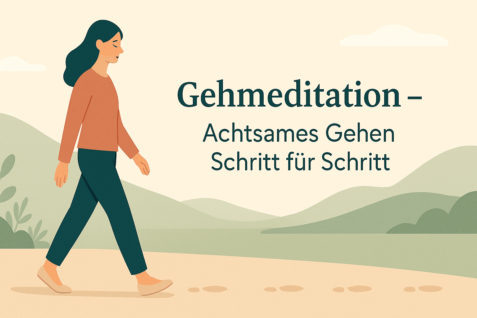 Gehmeditation Übung – Achtsames Gehen Schritt für Schritt