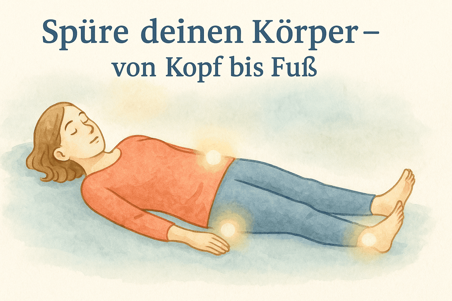 Körper mit Achtsamkeit erspüren Die Bodyscan Übung