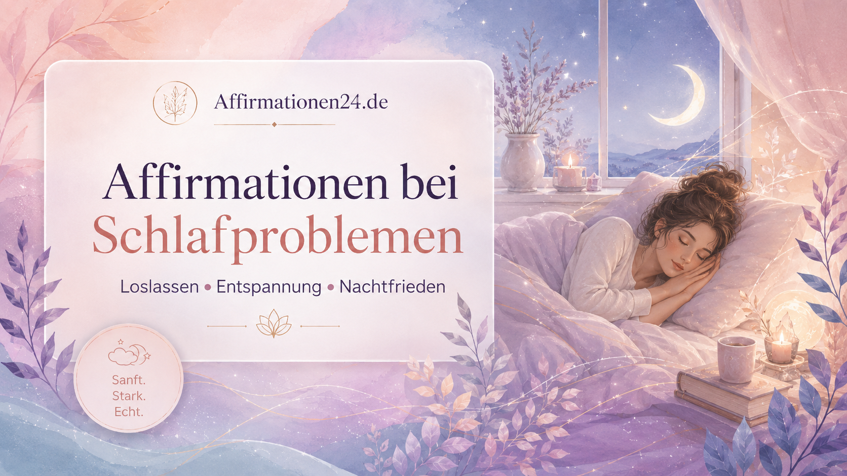 Affirmationen bei Schlafproblemen