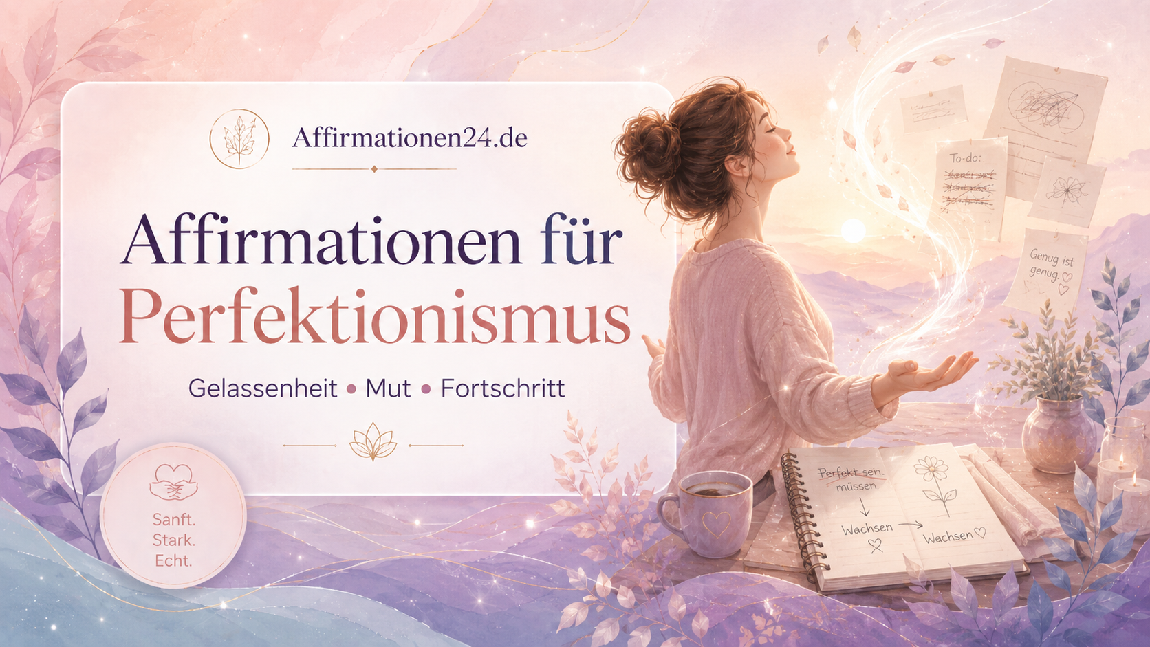 Affirmationen für Perfektionismus