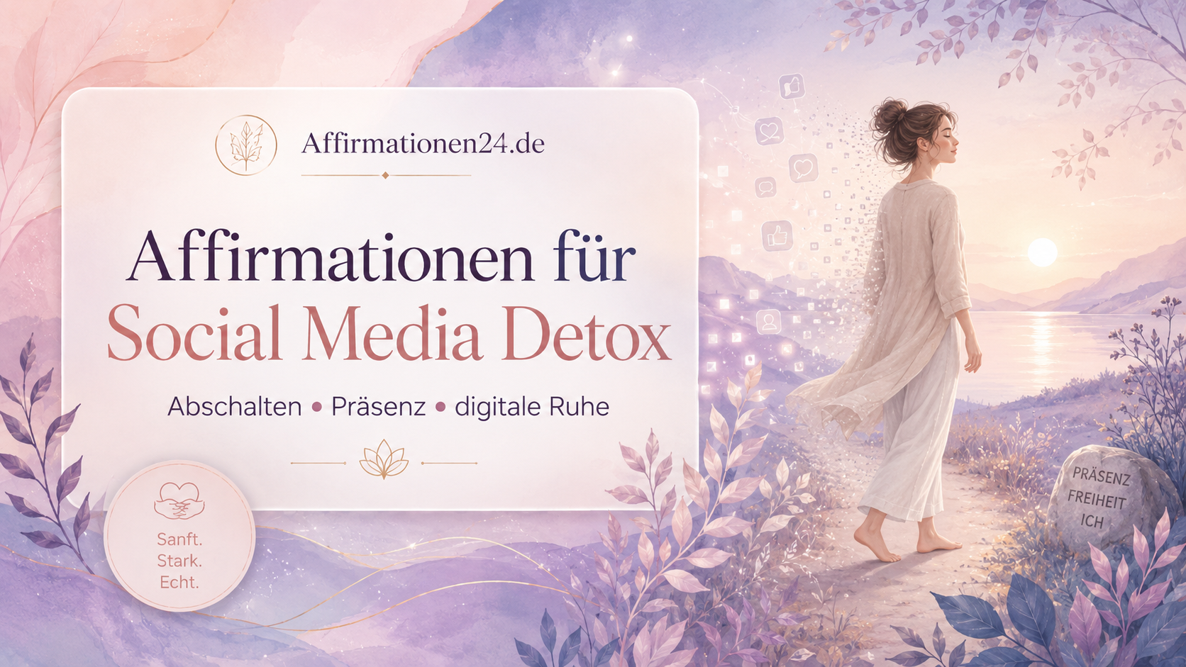Affirmationen für Social Media Detox