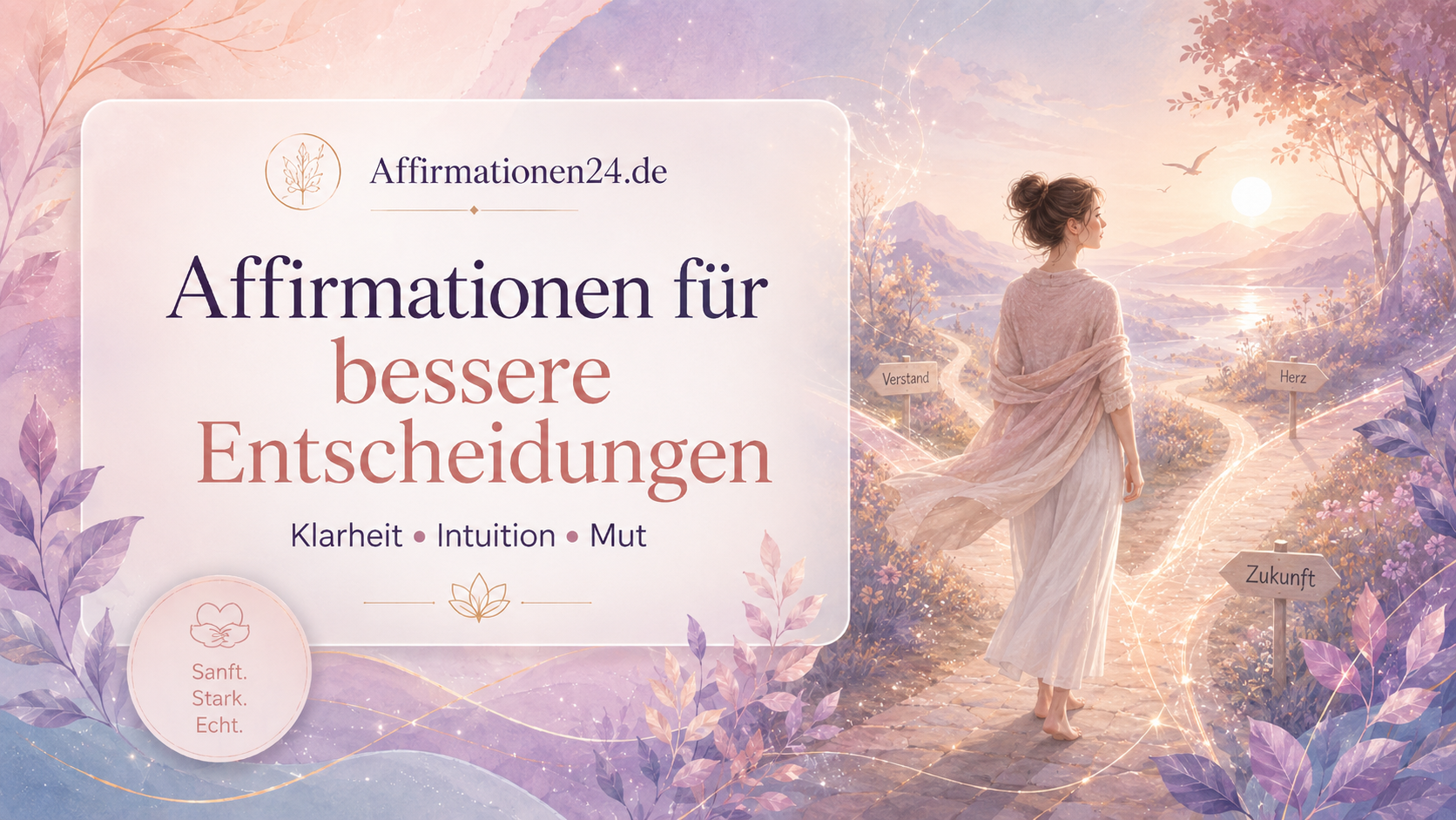 Affirmationen für bessere Entscheidungen