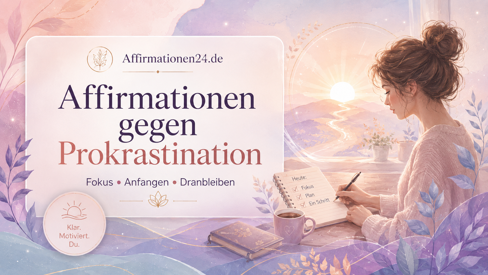 Affirmationen gegen Prokrastination